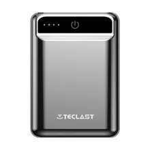 A10 мини 10000 мАч Внешний аккумулятор с двойным usb-выходом, Внешнее зарядное устройство для сотового телефона для Iphone 8 X, быстрая зарядка