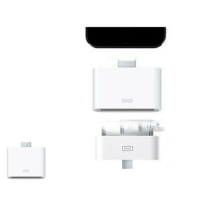 30 Pin Женский к Apple Мужской адаптер Портативный преобразователь для IPhone IPad Ipod