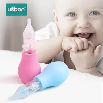 

Silicone Newborn Baby Children Nose Aspirator Toddler Nose Cleaner Infant Snot Vacuum Sucker Soft Tip Cleaner Baby Care Products
