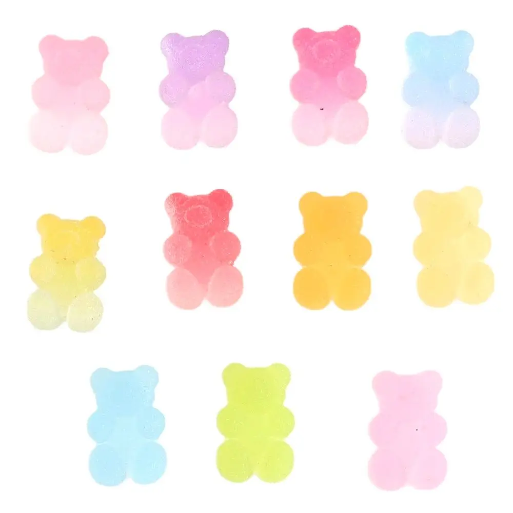 Kawaii X Bear - 3D Nail Charms - 10 PCS (Select Color) - The Nail Remedy