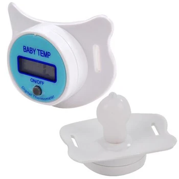

Baby Nipple Thermometer Medical Silicone Pacifier LCD Digital Children's Thermometer Health Safety Care Thermometer For Children