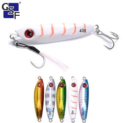 Slow Jig Metal Jig Spoon Jigging Fishing Bait Fish Super Slim Seawater Bait Fish Lure Carp Fishing Hooks Catfish Sea Luers