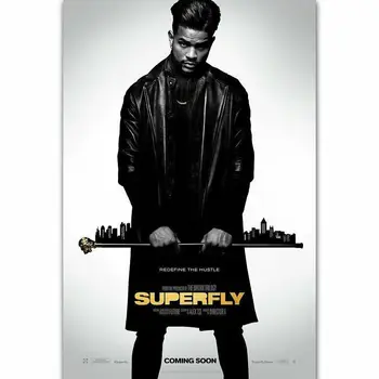 

C550 2018 Movie SuperFly Director X. Star Trevor Jackson Silk Poster Wall Sticker Decoration Gift