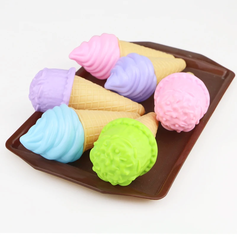 Kawaii Children's Kitchen Toys Plastic Simulation Food Cake Ice Cream Dessert Pretend Play Early Education Toy For kids Gift