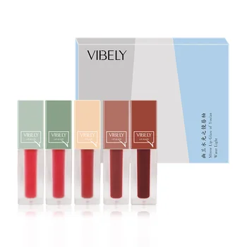 

Lip Glaze Lip Gloss Set Youlan Water Light Mirror Moisturizing Five Packs Paint Light Phantom Lasting Not Take Off