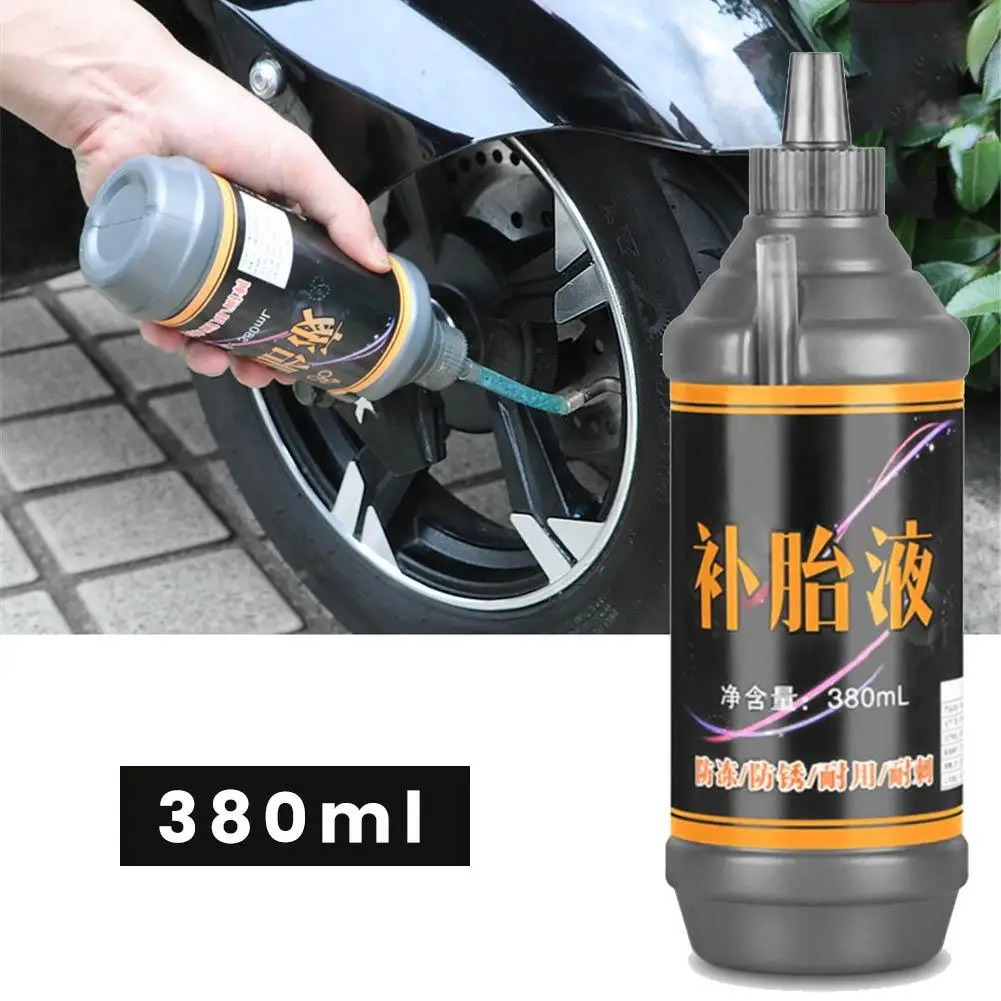 380ML Vacuum Tire Inner Tube Repair Glue Car Motorcycle Mountain Bike Universal Sealant Fluid |