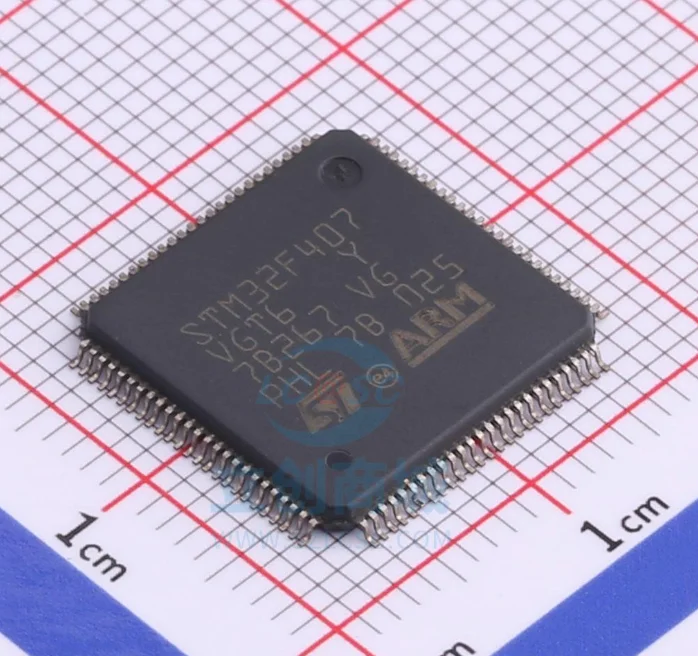 

1 pcs/lote STM32F407VGT6 LQFP100 STM32F407 Novo e original