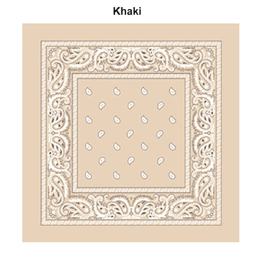 Khaki Новая мода много цветов женский классический платок Спортивный Платок квадратная одежда аксессуары смесь хлопок мягкий шейный шарф - Цвет: Khaki