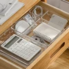 Transparent Desk Drawer Organizers Acrylic Storage Box Jewelry Makeup Organizer For Cosmetic Closet Organizer For Small Things 5