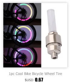 Светодиодный светильник для велосипеда 1 шт. в форме черепа, колпачок для клапана, светодиодный светильник для колеса, лампа для автомобиля, мотоцикла, велосипеда, красочные аксессуары для велосипеда