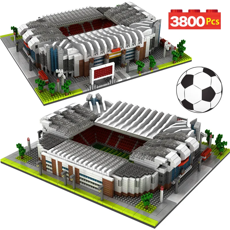 

Mini Blocks Famous Architecture Football Soccer Field Soccer Camp Nou Signal Lduna Park Model Building Blocks Toys for Kids