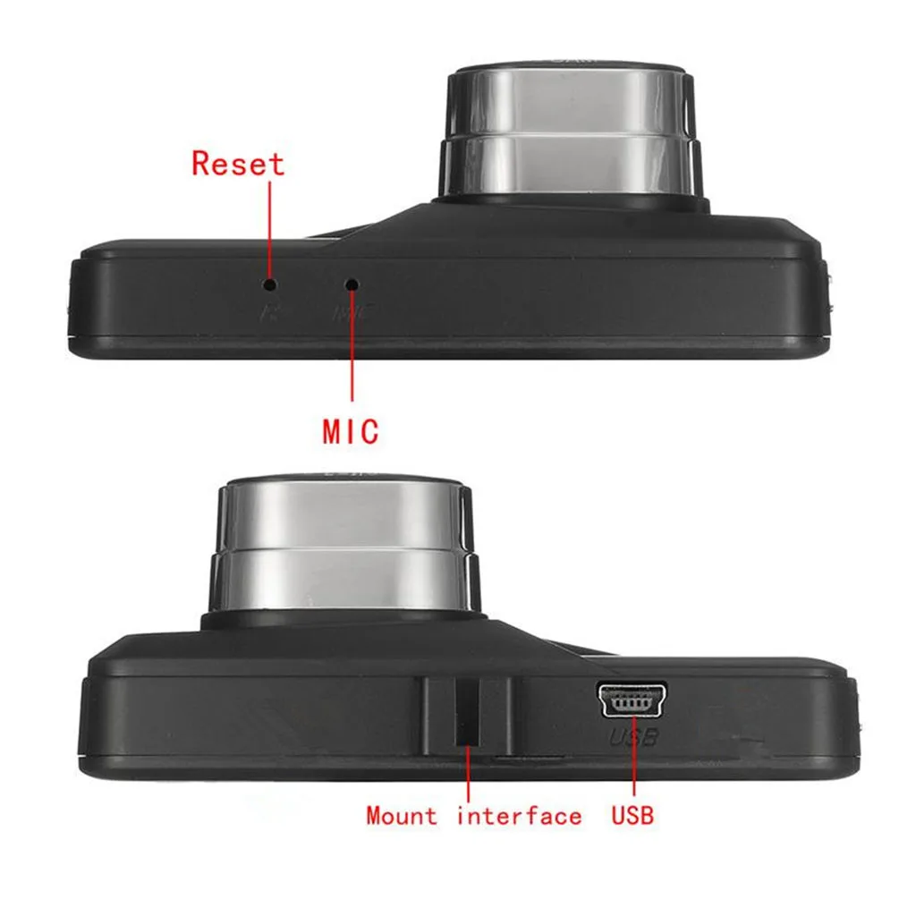 DC 5V, 180mah 3.0'' 720P Car Rear View Camera Monitor Dash Cam Recorder 120 Degree Angle Dropship Good