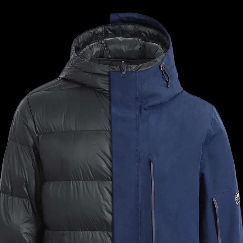 Youpin 3 in 1 Outdoor Casual Long Winter Jacket