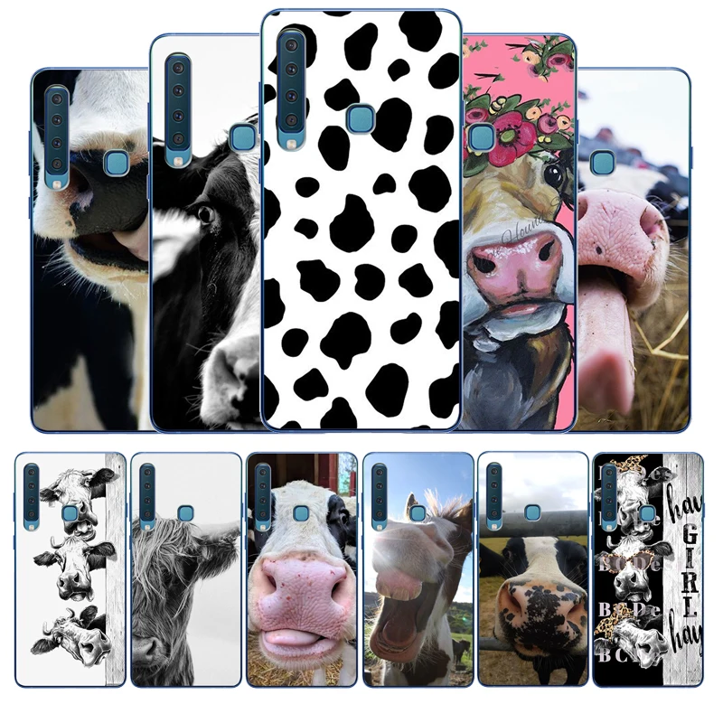 Cow High Quality Classic Cases Phone Case For Samsung Galaxy A5 2016 A6 A7 A8 Plus A9 2018 A10 A20 A30 A40 A50 A70 | Мобильные