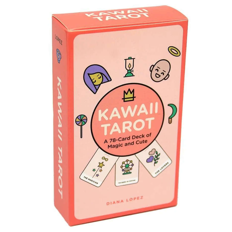Карты Таро Kawaii 78 шт. английская версия для гадания судьбы настольные игры