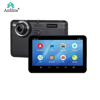 

Anfilite 7 inch Capacitive GPS Navigation 768M 16G Full HD 1080P Video Recorder AVIN FM Free EU Russia Maps GPS Navigator