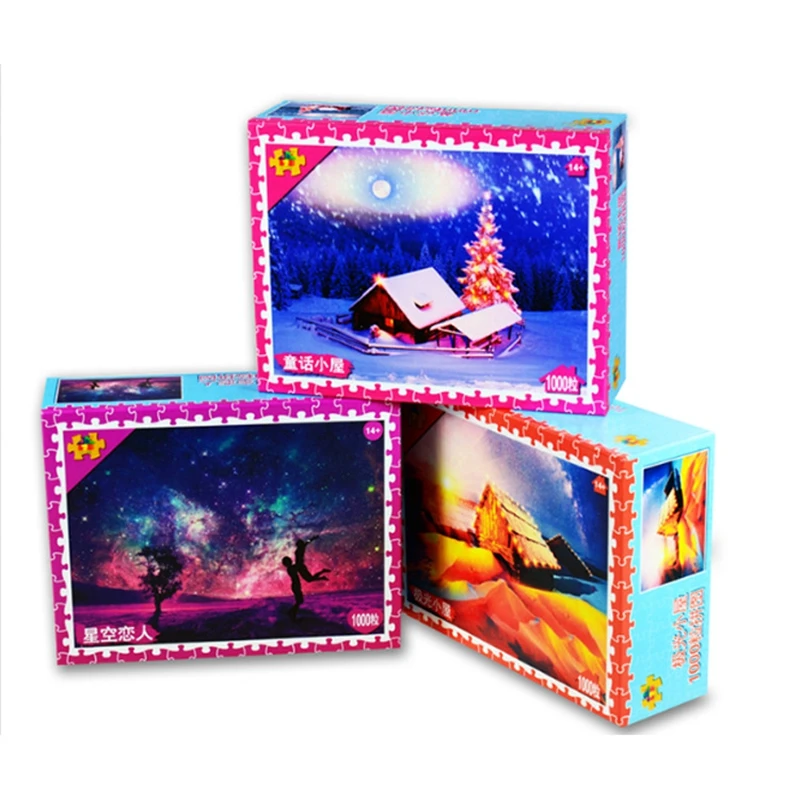 Puzzle 1000 Pieces  Antistress Jigsaw Puzzles Character Landscape Montessori  Toys For Children Baby Toys Paper Puzzles For Kids