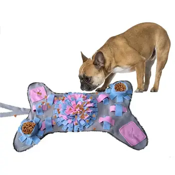 

Dog Training Snuffling MatMat Pet Sniffing Mat Training Blanket CatCconsumption Slow Food Puzzle Blanket Bone