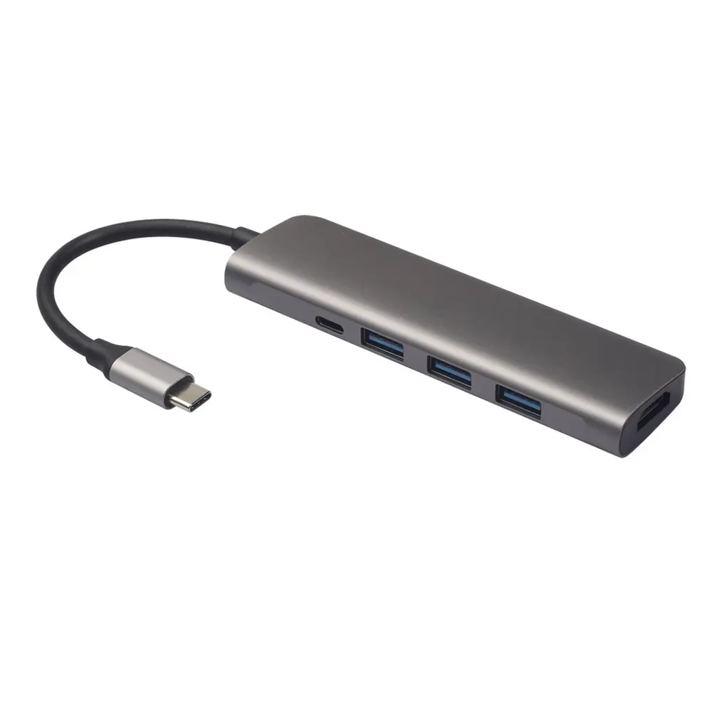 Конвертер, usb-адаптер 4 в 1 концентратор Usb 3,0 Hdmi 4 K type C с быстрой зарядкой Pd подключен Usbc для Matebook