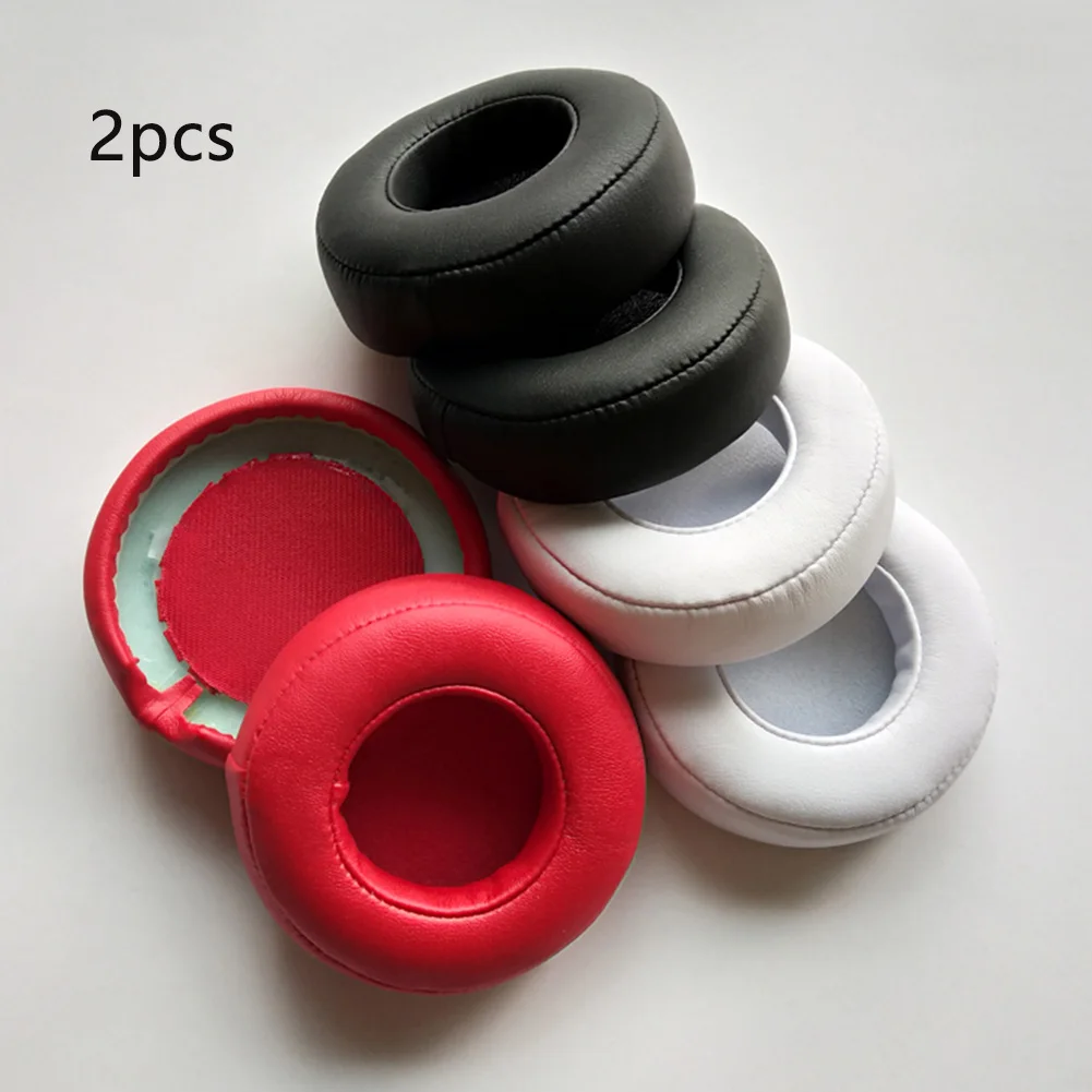 

2 Pcs Cover Easy Install Soft Left Right Memory Foam Headphones Replacement Elastic Round Ear Pads For Beats By Dr.Dre PRO DETOX