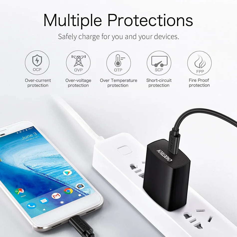 CHOETECH PD 18 Вт Быстрое Зарядное устройство usb type-C зарядное устройство для мобильного телефона зарядное устройство для iPhone X XS 11 Pro Max зарядное устройство Xiaomi Phone PD зарядное устройство