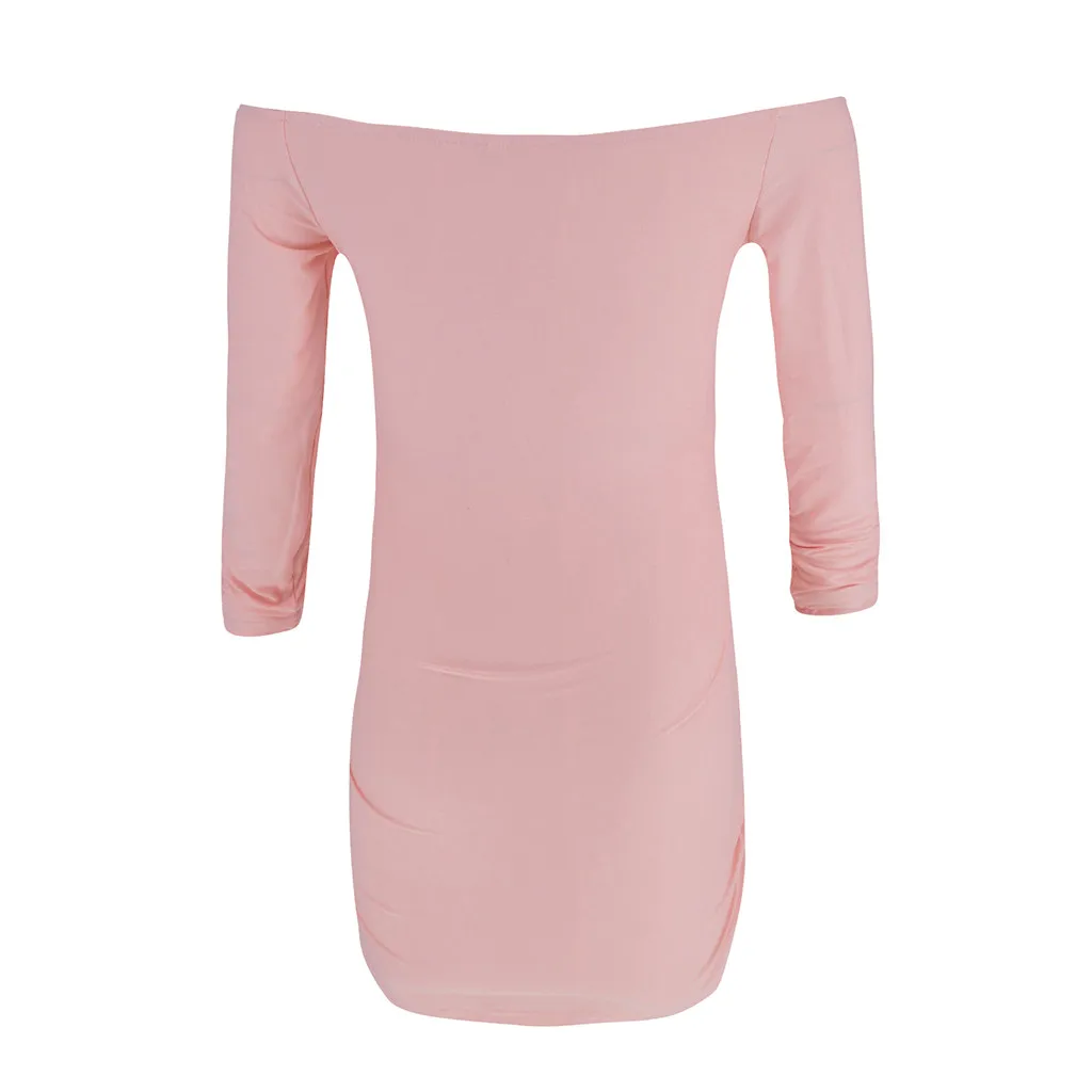 Fashion sexy casual solid color high waist mini dress autumn casual tight-fitting women's dress cocktail ball gown드레스
