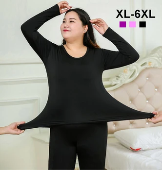 

Size 6xl Women's Thermal Underwear Women's Wool Women's Sexy Thermal Clothes Thermal Underwear