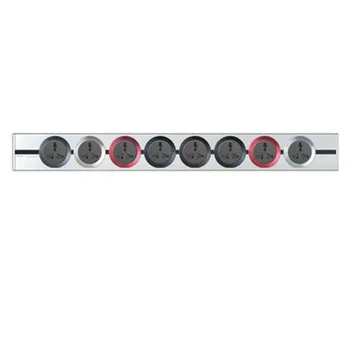 Buy Wireless Power Track 150cm Electrical Orbital Sockets UK Universal 8 Adapters Outlet Black Gray Silver Gold Red