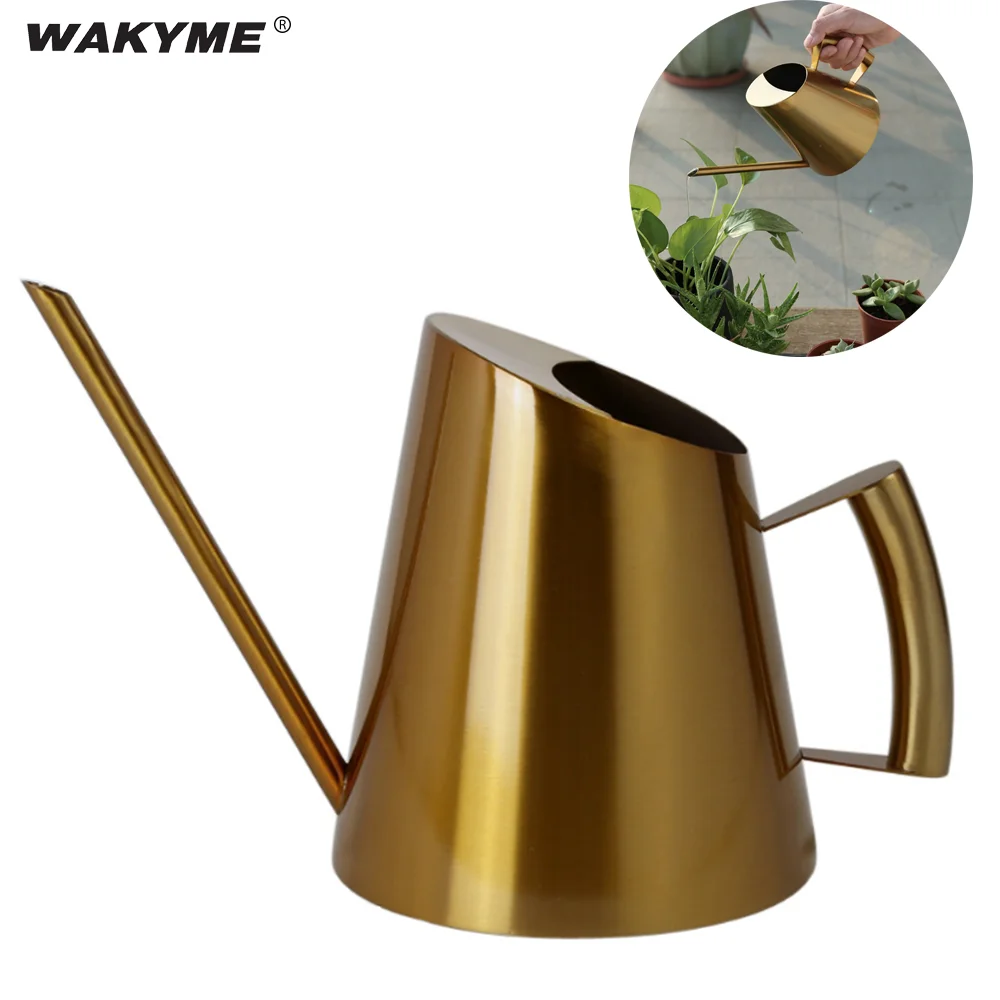 Watering-Pot Garden-Kettle Flower-Plants Stainless-Steel Long-Mouth 1500ml Large-Capacity