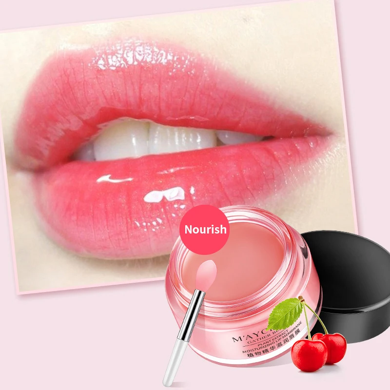 

Lip Plumper Reduce Lips Fine Brighten Moisturizing Natural Gel Lip Cream Anti Aging Wrinkle Anti Dry Lip Sleeping Mask Skin Care
