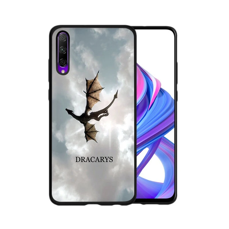 EWAU «Игры престолов» Dracarys силиконовый чехол для телефона для Huawei Honor 6a 7A Pro 7C 7X 8X 8C 8 9 Примечание 10 Lite вид 20 9X pro - Цвет: B6