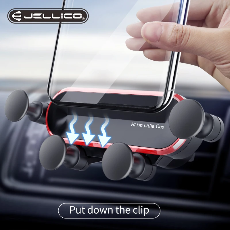 Jellico Universal Gravity Car Phone Holder For in Air Vent Clip Mount Mobile GPS Stand iPhone Samsung | Мобильные телефоны и