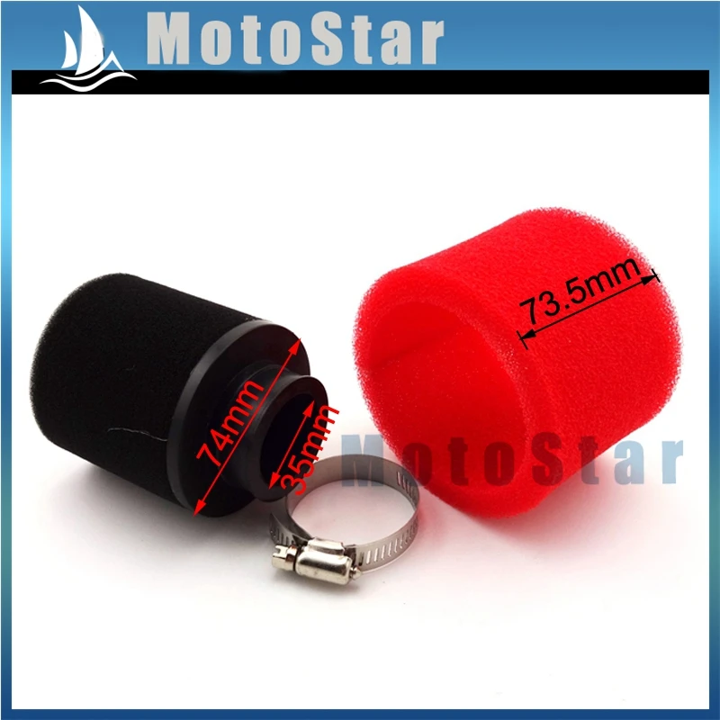 35 мм воздушный фильтр для 50cc 70cc 90cc 110cc двигатель ATV Quad Pit Dirt мотор мотоцикла|filters for
