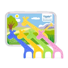 

4 Box/Lot Kids cute Dental Floss Flosser, Children Cartoon Picks Teeth Toothpicks Stick Tooth Clean Oral Care