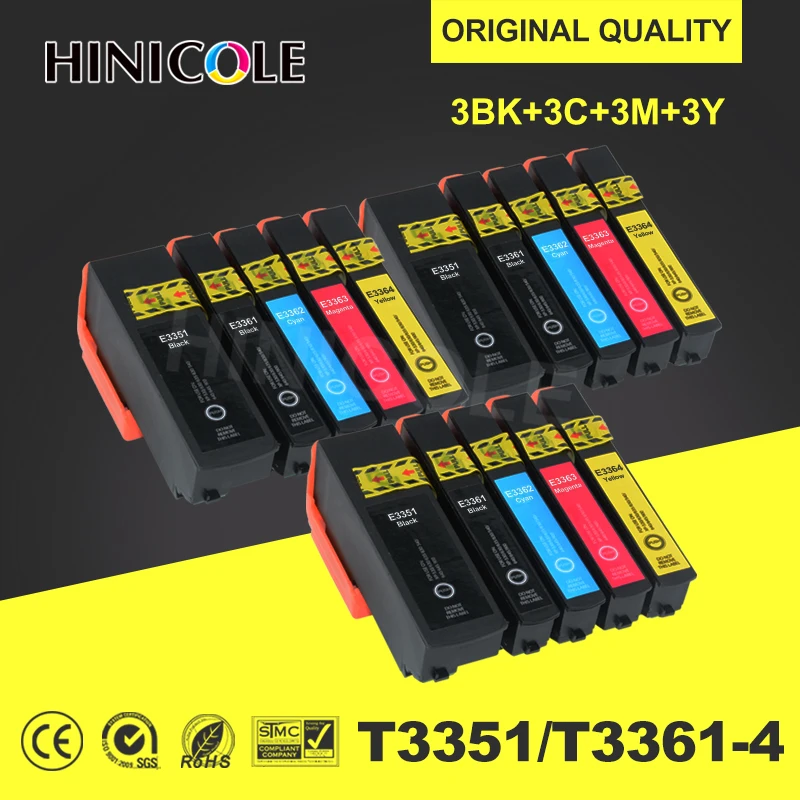 

Совместимый чернильный картридж 33XL для epson T3351 T3361