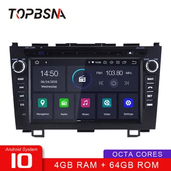 

TOPBSNA 4G+64G Android 10 Car Multimedia Player For HONDA CRV 2006-2011 WIFI GPS Navigation 2 Din Car Radio Stereo Headunit Auto