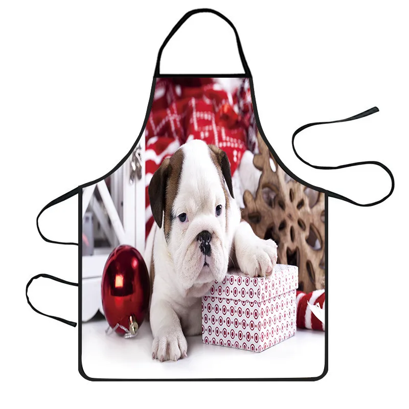 K Kitchen Apron Christmas Decoration Dinner Party Waterproof Apron Apron for Man Women Home Cleaning Tools Cleaning Protecter - Color: K