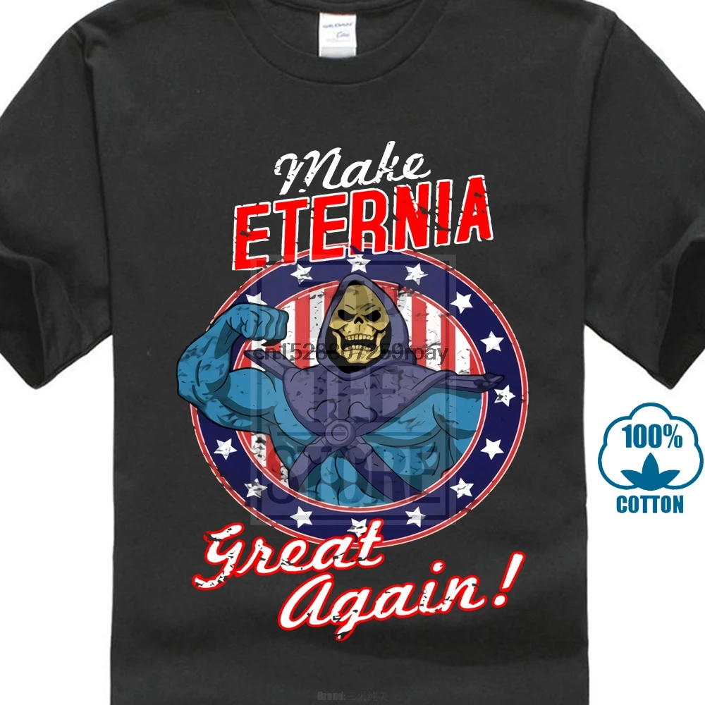 Make Eternia Great Again Футболка мужская футболка с черепом одежда героями мультфильмов