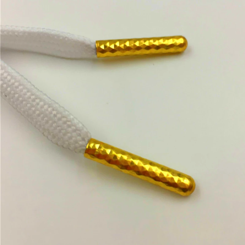 Weiou 20 Teile/los In Groß Für Billiger Verkauf 4x22MM Luxus String Tipps Highlight Enden Metall Aglets Schwarz gold Schnürsenkel Köpfe – Detail 13