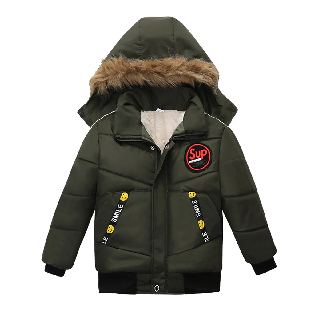 ARLONEET/куртки; Детское пальто; плотные пальто для мальчиков и девочек; зимние теплые куртки с длинными рукавами для малышей; детская одежда; одежда для малышей