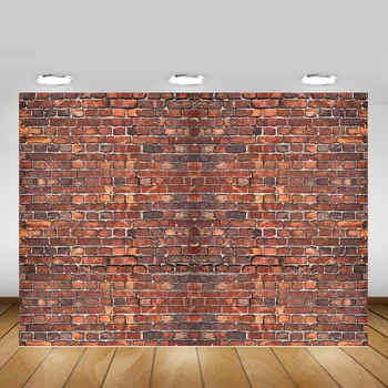 

Brown Brick Wall Photography Backdrop for Photo Studio Newborn Baby Children Birthday Party Selfie Background Photoshoot