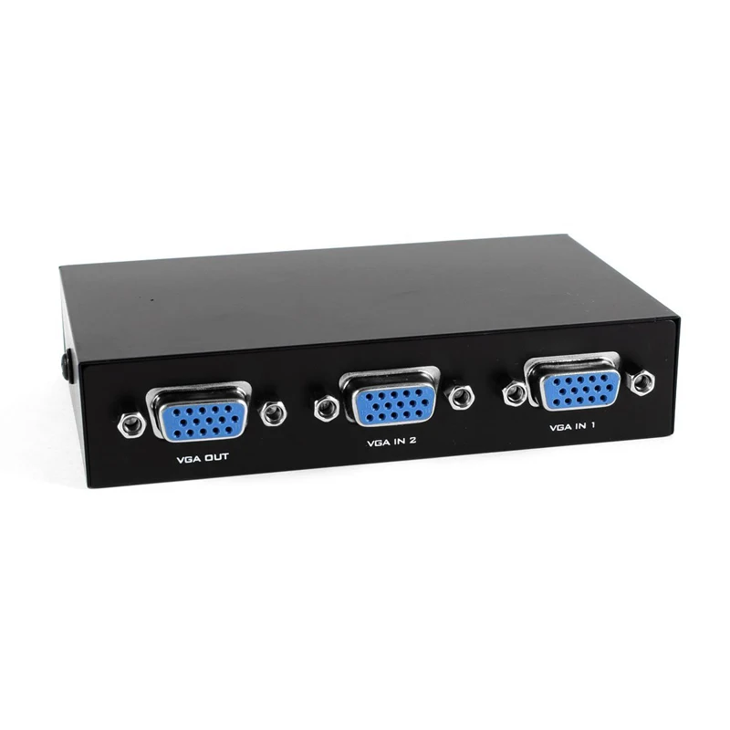 

2 in 1 Out 2 Port 15 Pin Female VGA Switch for PC TV Monitor
