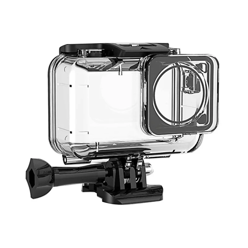 waterproof case Водонепроницаемый чехол Fiter для DJI Osmo Action водонепроницаемый чехол DJI Action camera Аксессуары водонепроницаемый корпус/коробка/для дайвинга УФ-защита фильтр - Цвет: waterproof case