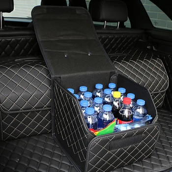 

Foldable Storage Bag Storage Box Portable Storage Box, Storage Box High-quality PU Leather Storage Box For Home Car Storage