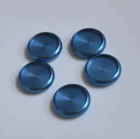 Book Binding Supplies 38mm Aluminum Binding Discs Mushroom Hole Binder with Metal Disc Loose-leaf Ring Buckle 6pcs