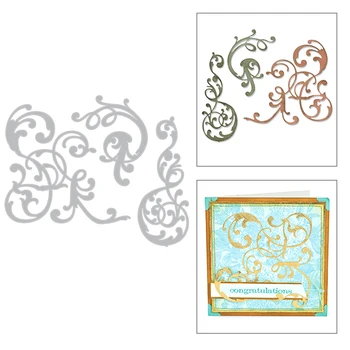 

2020 New Hot Lace Metal Cutting Dies Leaves Scrapbooking Paper Card Making and Stencils For 3D Foil Die Cut Crafts Sets No Stamp