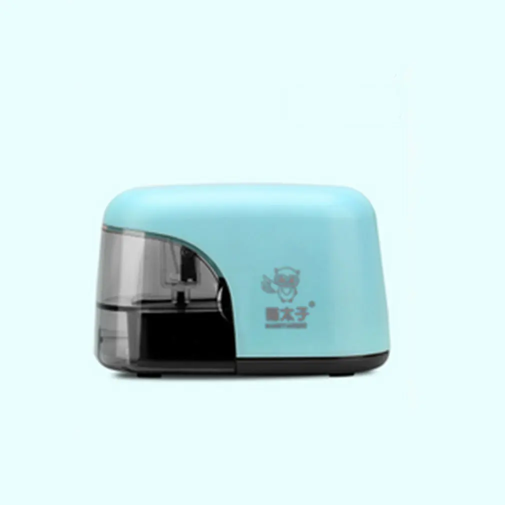 

3 Color 2 Double Holes Sacapuntas Automatic Electric Pencil Sharpener Home School Office Desktop Students Supplies