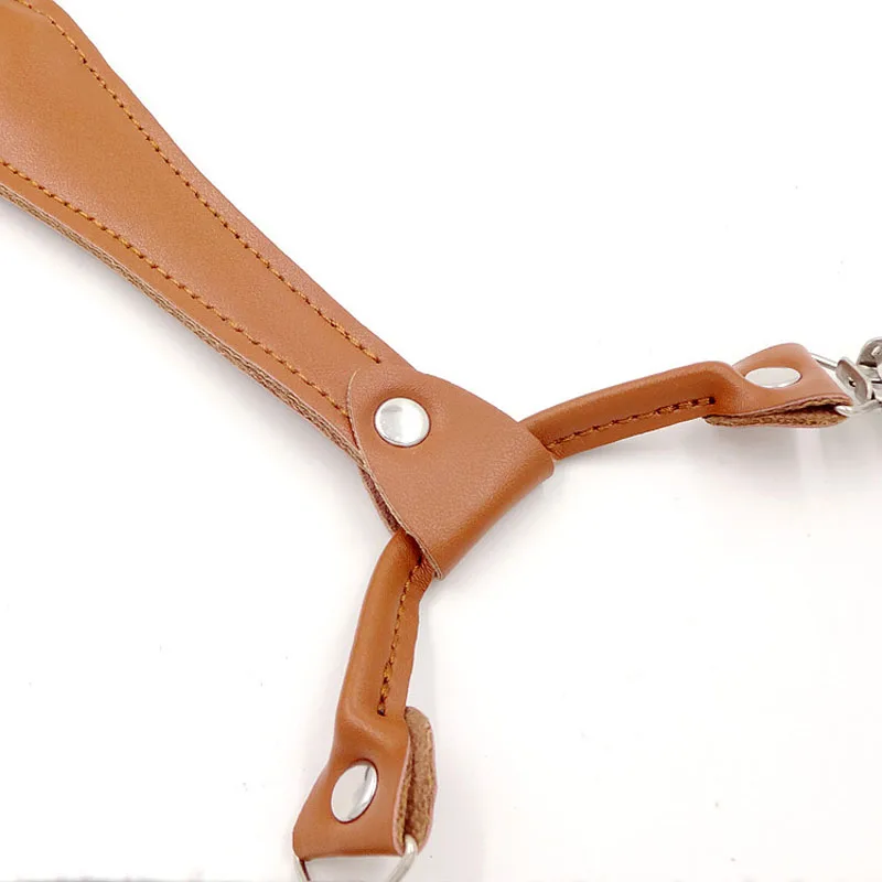 Adolescent 2.5cm candy color suspenders belt ladies 4 clip trousers strap high-grade British elastic strap clip bow tie