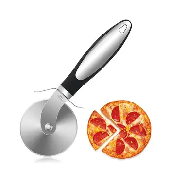 

Pizza Cutter Wheel Professional Stainless Steel Handle Anti-slip Handle Pizza Slicer Household Cake Pizza Knife Wheel Cut Tools