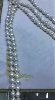 

goegeous set of 12-13mm south seabaroque white pearl necklace 18inch
